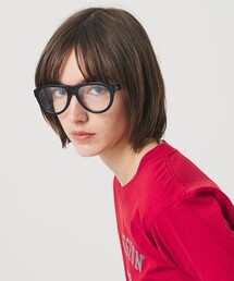 【別注】＜KANEKO OPTICAL＞ビッグフレーム クリア メガネ