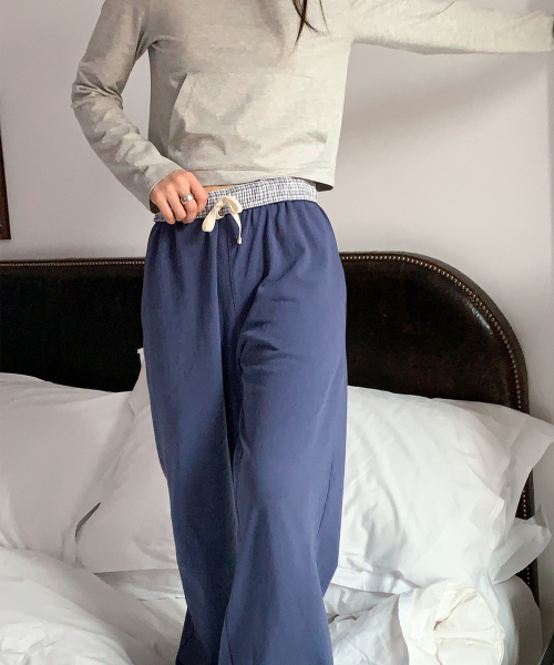 haag(ヘイグ)の「mix single pants (pale blue)(スウェットパンツ・レディース・その他・FREE)」の10枚目の写真