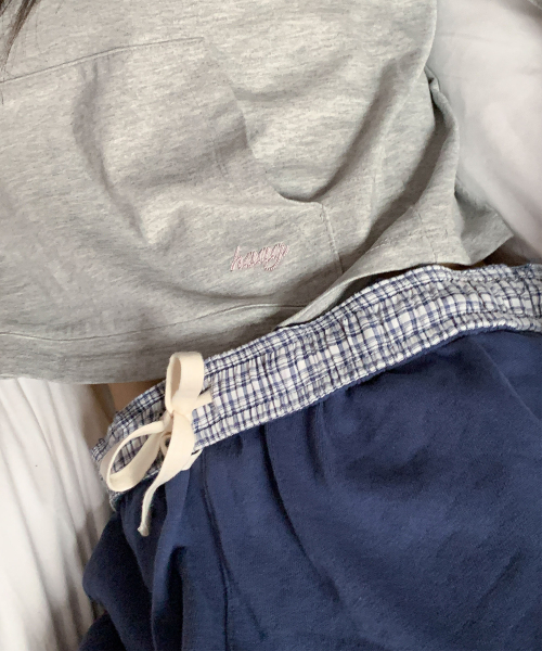haag(ヘイグ)の「mix single pants (pale blue)(スウェットパンツ・レディース・その他・FREE)」の16枚目の写真