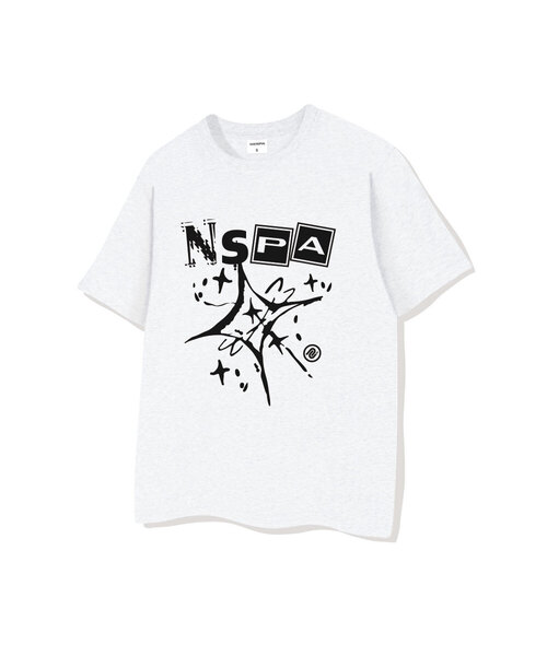NESPA STUDIO（ネスパスタジオ）の「ブラストオーバーサイズ半袖Tシャツ4カラー[NSSE_1007]（Tシャツ/カットソー・メンズ・ホワイト/アイボリー/ネイビー/ブラック・SMALL/MEDIUM/LARGE/X-LARGE）」の2枚目の写真