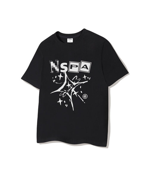 NESPA STUDIO（ネスパスタジオ）の「ブラストオーバーサイズ半袖Tシャツ4カラー[NSSE_1007]（Tシャツ/カットソー・メンズ・ホワイト/アイボリー/ネイビー/ブラック・SMALL/MEDIUM/LARGE/X-LARGE）」の3枚目の写真