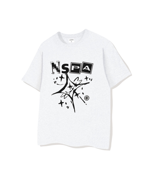 NESPA STUDIO（ネスパスタジオ）の「ブラストオーバーサイズ半袖Tシャツ4カラー[NSSE_1007]（Tシャツ/カットソー・メンズ・ホワイト/アイボリー/ネイビー/ブラック・SMALL/MEDIUM/LARGE/X-LARGE）」の6枚目の写真