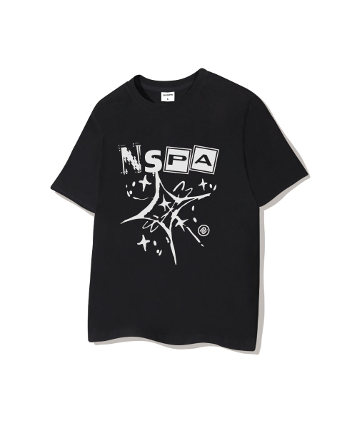 NESPA STUDIO（ネスパスタジオ）の「ブラストオーバーサイズ半袖Tシャツ4カラー[NSSE_1007]（Tシャツ/カットソー・メンズ・ホワイト/アイボリー/ネイビー/ブラック・SMALL/MEDIUM/LARGE/X-LARGE）」の8枚目の写真