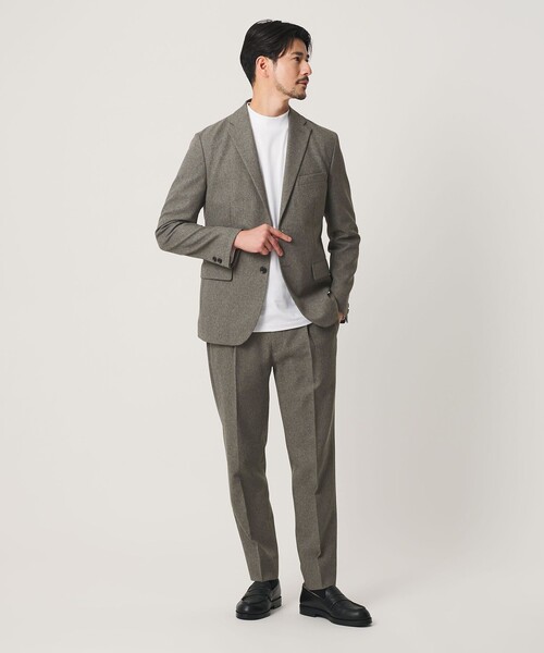 BEAUTY&YOUTH UNITED ARROWS(ビューティーアンドユースユナイテッドアローズ)の「【WEB限定 WARDROBE SMART】LANATEC OX セットアップ/総裏ジャケット&イージーパンツ(セットアップ・メンズ・ダークグレー/ブラック/ダークブラウン/グレー/ネイビー・S/XL/M/L)」の21枚目の写真