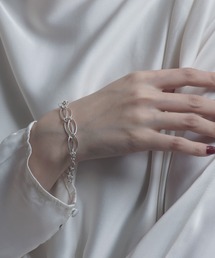 YArKA（ヤーカ）の「【YArKA/ヤーカ】dual architect oval chain bracelet [dudu2] / 2ラインブレスレット（ブレスレット）」