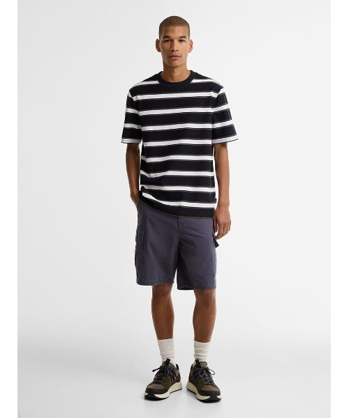 Barbour(バブアー)の「Browtop ボーダーTシャツ(Tシャツ/カットソー・メンズ・ネイビー/ホワイト・SMALL/MEDIUM)」の7枚目の写真