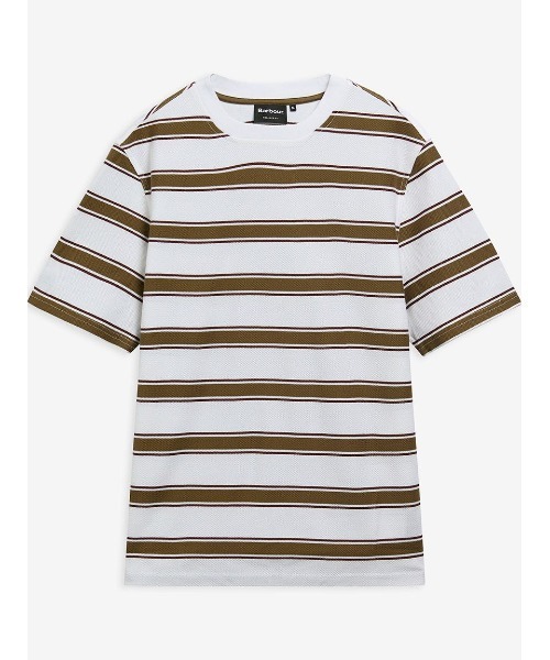 Barbour(バブアー)の「Browtop ボーダーTシャツ(Tシャツ/カットソー・メンズ・ネイビー/ホワイト・SMALL/MEDIUM)」の11枚目の写真