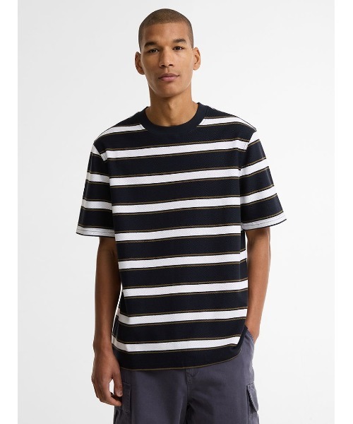 Barbour(バブアー)の「Browtop ボーダーTシャツ(Tシャツ/カットソー・メンズ・ネイビー/ホワイト・SMALL/MEDIUM)」の8枚目の写真