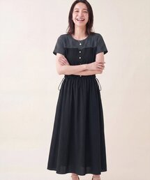 セール】フロントZIP衿付きワンピース（ワンピース）｜natural couture