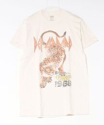 【American Classics/アメリカンクラシックス】DEF LEPPARD デフ・レパード “HYSTERIA JAPAN TOUR 1988” ジャパンツアー 復刻 ヴィンテージ風 プリント バンドTシャツ / ロックT