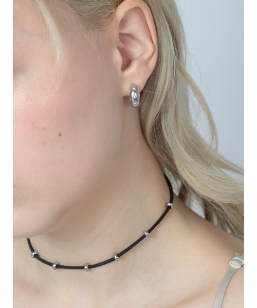 Bilan(ビラン)の「( 金属アレルギー軽減 サージカルステンレス ) ステラワンタッチフープピアス / 【BILAN】 Stella One Touch Hoop Pierce(ピアス(両耳用)・レディース・ゴールド/シルバー・FREE)」の11枚目の写真