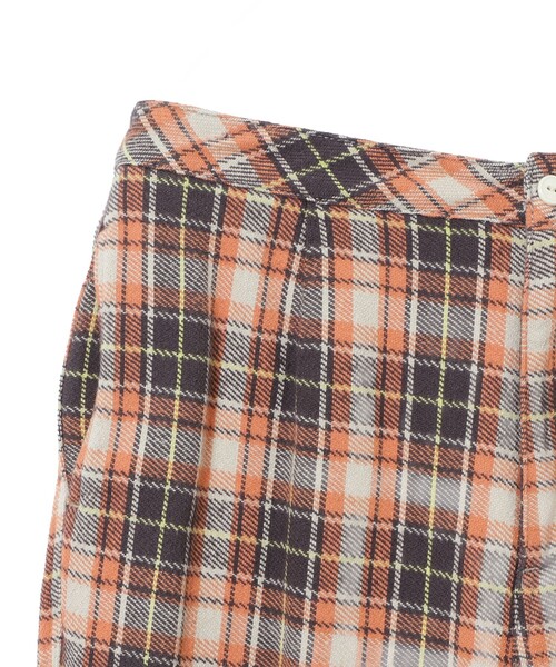 BEAMS BOY(ビームスボーイ)の「ボーイ ワーク チェック パンツ(その他パンツ・レディース・グレー/アイボリー/パープル・1/2)」の15枚目の写真