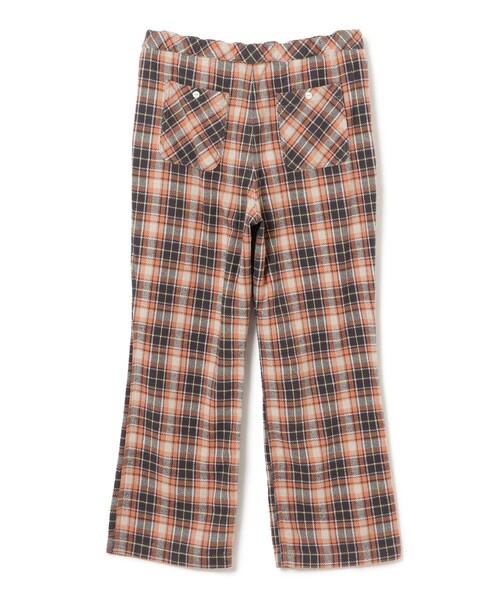 BEAMS BOY(ビームスボーイ)の「ボーイ ワーク チェック パンツ(その他パンツ・レディース・グレー/アイボリー/パープル・1/2)」の17枚目の写真