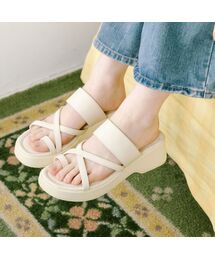 Croll Strap フラットフォームサンダル プラットフォーム5cm -US9067 (3色)