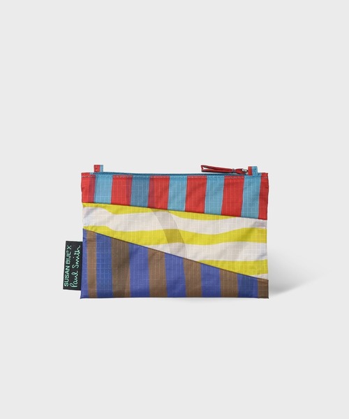 Paul Smith(ポールスミス)の「Susan Bijl x Paul Smith "The New Pouch" Small【553451 BIJLPS】(ポーチ・メンズ・ライトインディゴブルー/ベージュ・FREE)」の3枚目の写真