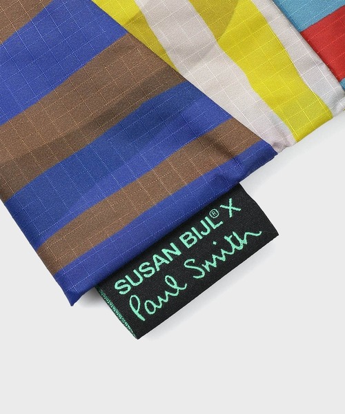 Paul Smith(ポールスミス)の「Susan Bijl x Paul Smith "The New Pouch" Small【553451 BIJLPS】(ポーチ・メンズ・ライトインディゴブルー/ベージュ・FREE)」の5枚目の写真