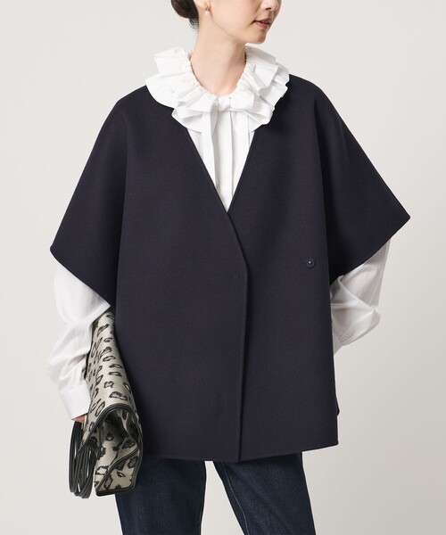 UNITED ARROWS(ユナイテッドアローズ)の「バイカラー リバー ストールベスト(その他アウター・レディース・ネイビー/その他1・FREE)」の5枚目の写真