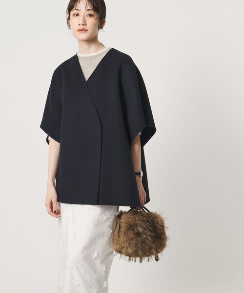 UNITED ARROWS(ユナイテッドアローズ)の「バイカラー リバー ストールベスト(その他アウター・レディース・ネイビー/その他1・FREE)」の8枚目の写真
