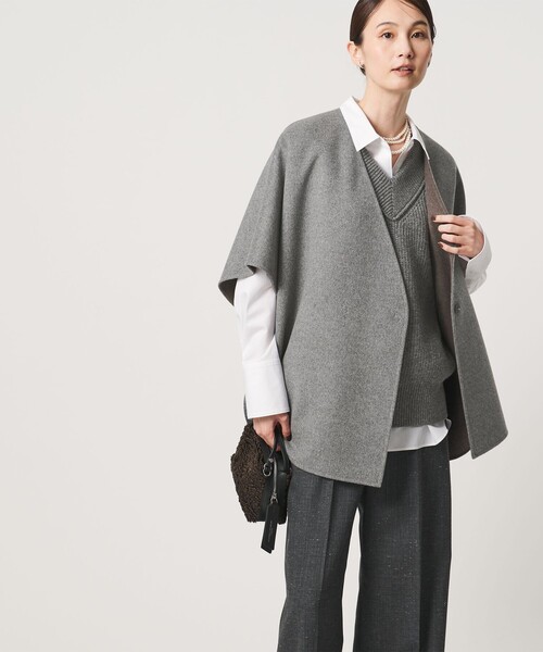 UNITED ARROWS(ユナイテッドアローズ)の「バイカラー リバー ストールベスト(その他アウター・レディース・ネイビー/その他1・FREE)」の18枚目の写真