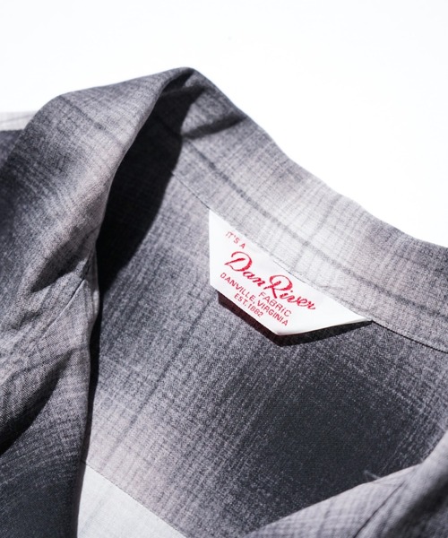 DAN RIVER（ダンリバー ）の「DAN RIVER / PRINTED RAYON CHECK SS SHIRT（シャツ/ブラウス・メンズ・ブラック/ブラウン/ブラック×ホワイト・SMALL/LARGE/MEDIUM）」の9枚目の写真