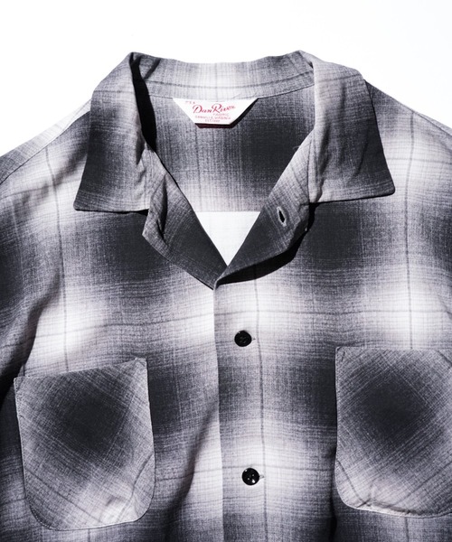 DAN RIVER（ダンリバー ）の「DAN RIVER / PRINTED RAYON CHECK SS SHIRT（シャツ/ブラウス・メンズ・ブラック/ブラウン/ブラック×ホワイト・SMALL/LARGE/MEDIUM）」の10枚目の写真