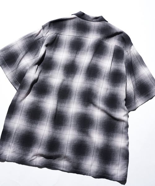 DAN RIVER（ダンリバー ）の「DAN RIVER / PRINTED RAYON CHECK SS SHIRT（シャツ/ブラウス・メンズ・ブラック/ブラウン/ブラック×ホワイト・SMALL/LARGE/MEDIUM）」の14枚目の写真