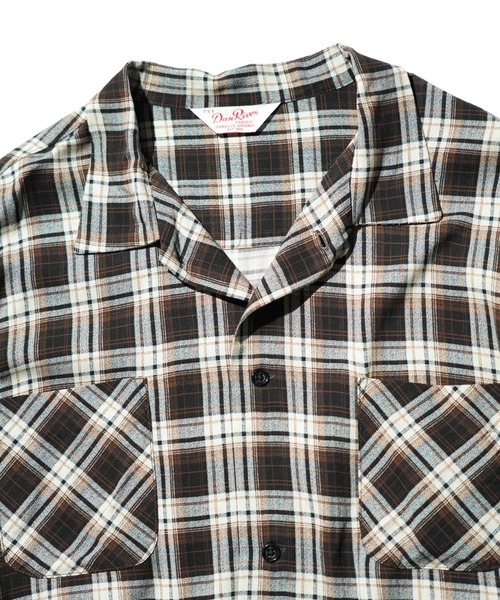 DAN RIVER（ダンリバー ）の「DAN RIVER / PRINTED RAYON CHECK SS SHIRT（シャツ/ブラウス・メンズ・ブラック/ブラウン/ブラック×ホワイト・SMALL/LARGE/MEDIUM）」の16枚目の写真