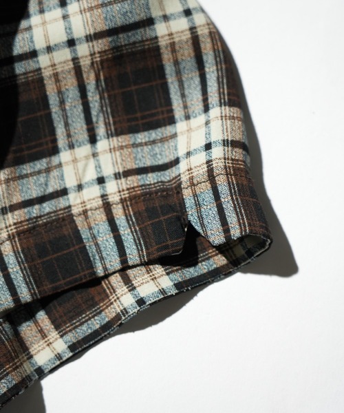 DAN RIVER（ダンリバー ）の「DAN RIVER / PRINTED RAYON CHECK SS SHIRT（シャツ/ブラウス・メンズ・ブラック/ブラウン/ブラック×ホワイト・SMALL/LARGE/MEDIUM）」の19枚目の写真