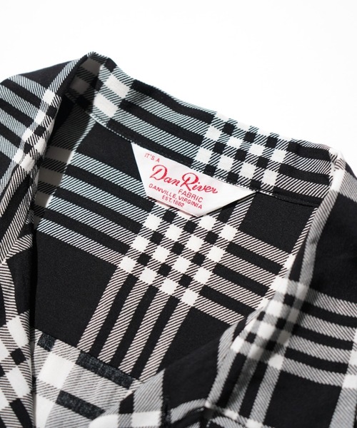 DAN RIVER（ダンリバー ）の「DAN RIVER / PRINTED RAYON CHECK SS SHIRT（シャツ/ブラウス・メンズ・ブラック/ブラウン/ブラック×ホワイト・SMALL/LARGE/MEDIUM）」の21枚目の写真