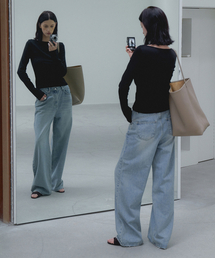 Wide Full Length Jean_Light Blue