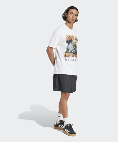 adidas(アディダス)の「トレフォイルシリーズ レギュラー 半袖Tシャツ / アディダスオリジナルス adidas Originals(Tシャツ/カットソー・メンズ・ホワイト・XX-LARGE/MEDIUM/SMALL/X-LARGE/X-SMALL/XX-SMALL/3XL/LARGE)」の5枚目の写真
