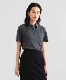 Demi-Luxe BEAMS | AK+1 / ハイゲージ 鹿の子 ハーフスリーブ ポロシャツ(Tシャツ/カットソー)