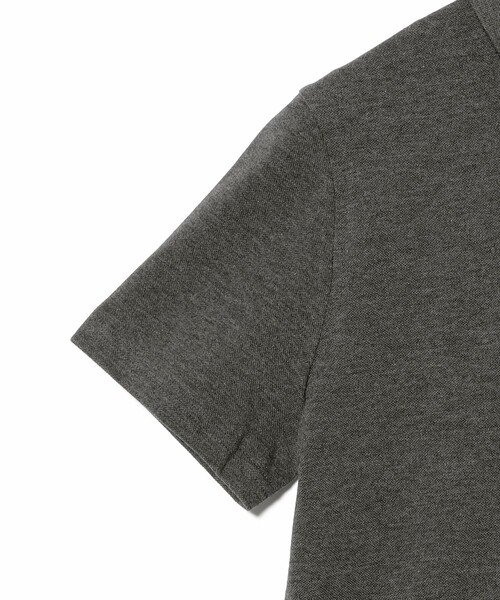 Demi-Luxe BEAMS（デミルクス ビームス）の「AK+1 / ハイゲージ 鹿の子 ハーフスリーブ ポロシャツ（Tシャツ/カットソー・レディース・チャコールグレー/ダークグリーン・ONE SIZE）」の13枚目の写真