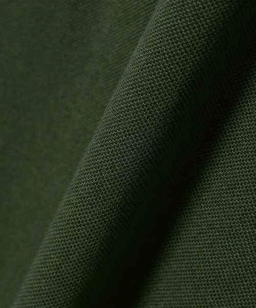 Demi-Luxe BEAMS（デミルクス ビームス）の「AK+1 / ハイゲージ 鹿の子 ハーフスリーブ ポロシャツ（Tシャツ/カットソー・レディース・チャコールグレー/ダークグリーン・ONE SIZE）」の20枚目の写真