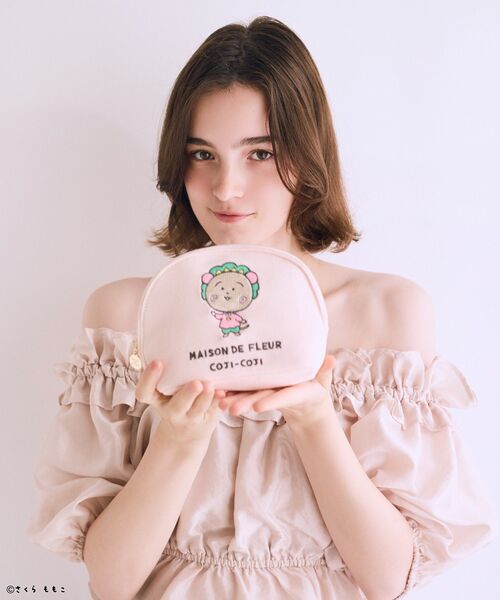 Maison de FLEUR COJI-COJI バッグチャーム　ポーチ COJI-COJI/ポーチ（ポーチ）｜Maison de FLEUR（メゾンドフルール）の