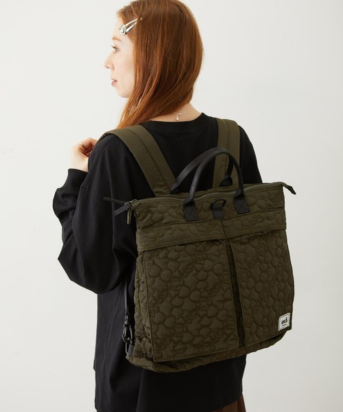 MILKFED.（ミルクフェド）の「CHERRY QUILTED HELMET BAG（ショルダーバッグ・レディース・ブラック/ベージュ/オリーブ・ONE SIZE）」の20枚目の写真