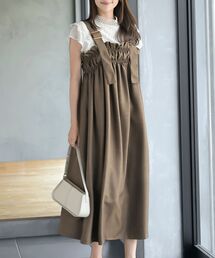 麻調スラブギャザージャンスカ