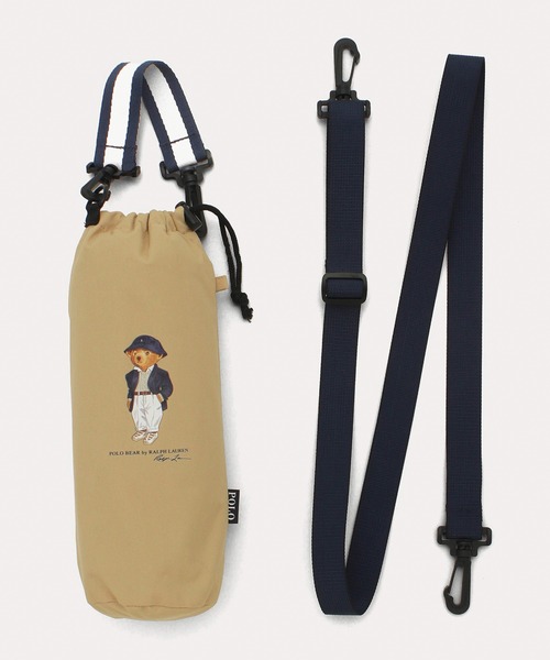POLO RALPH LAUREN（ポロ ラルフ ローレン）の「ショルダーバッグ ストラップ付 吸水 傘袋 ”シーズンベア”（ショルダーバッグ・レディース・ネイビー/ベージュ・FREE）」の4枚目の写真