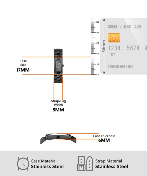 ARMANI EXCHANGE(アルマーニエクスチェンジ)の「アルマーニ・エクスチェンジ 腕時計 レディース アナログ ステンレス AX4702(アナログ腕時計・レディース・ブラック・FREE)」の5枚目の写真