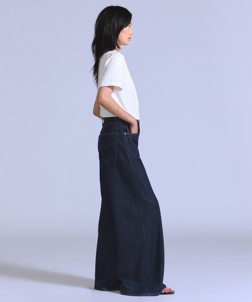 Levi's(リーバイス)の「Levi's/リーバイス BLUETAB(TM) MAX LOOSE 5ポケットジーンズ(デニムパンツ・レディース・ダークインディゴブルー・26inch/27inch/28inch/23inch/24inch/25inch)」の3枚目の写真