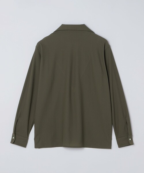 SHIPS(シップス)の「SHIPS:〈MADE IN JAPAN〉レノクロス ロングスリーブ カプリ シャツ(シャツ/ブラウス・メンズ・ライトオリーブ/ライトグレー/ネイビー・MEDIUM/SMALL/X-LARGE/LARGE)」の4枚目の写真