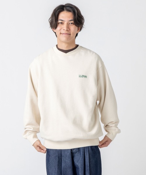 L.L.Bean（エルエルビーン）の「【JAPAN EDITION】スミスフィールド・クルーネック・スウェットシャツ（スウェット・メンズ・アイボリー/グレー系/ネイビー/ブラウン・X-LARGE/LARGE/MEDIUM/SMALL）」の8枚目の写真
