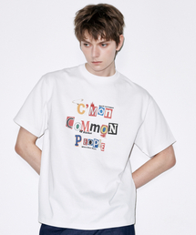 COLD BLANKET（コールドブランケット）の「CCPプリント30番手オーバーサイズホワイト半袖Tシャツ（Tシャツ/カットソー）」