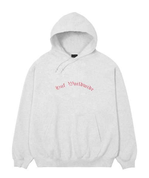 HUF(ハフ)の「OLYMPIA HOODIE(パーカー・メンズ・アッシュグレー/ブラック・XXL/XL/L/M/S)」の11枚目の写真