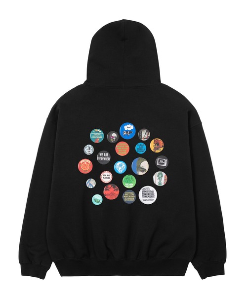 HUF(ハフ)の「OLYMPIA HOODIE(パーカー・メンズ・アッシュグレー/ブラック・XXL/XL/L/M/S)」の7枚目の写真