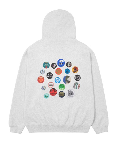 HUF(ハフ)の「OLYMPIA HOODIE(パーカー・メンズ・アッシュグレー/ブラック・XXL/XL/L/M/S)」の10枚目の写真