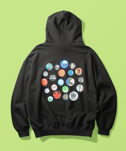 HUF(ハフ)の「OLYMPIA HOODIE(パーカー・メンズ・アッシュグレー/ブラック・XXL/XL/L/M/S)」の6枚目の写真