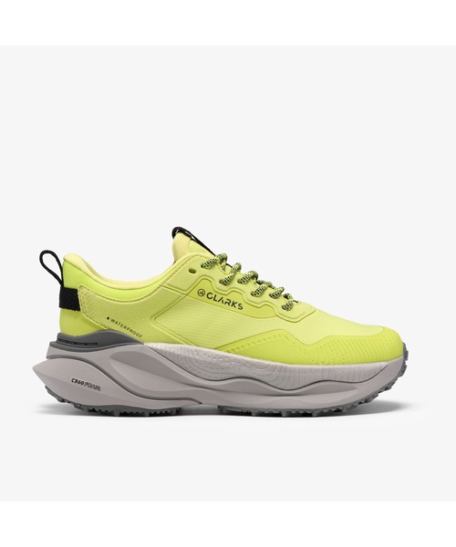 Clarks(クラークス)の「PaceTrailGoWP./レディースペーストレイルゴー ウォータープルーフ(ライムコンビ)(スニーカー・レディース・グリーン・UK6/UK5.5/UK5/UK4.5/UK4)」の1枚目の写真