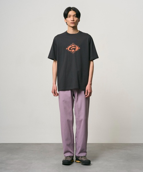 Gramicci(グラミチ)の「FLAMES TEE|フレイムズTシャツ(Tシャツ/カットソー・メンズ・イエロー系その他/ブラック系その他/ネイビー・M/L/XL/2XL)」の7枚目の写真