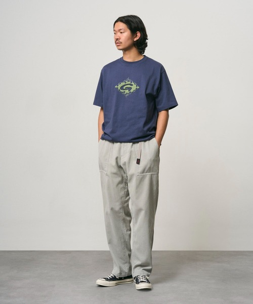 Gramicci(グラミチ)の「FLAMES TEE|フレイムズTシャツ(Tシャツ/カットソー・メンズ・イエロー系その他/ブラック系その他/ネイビー・M/L/XL/2XL)」の9枚目の写真